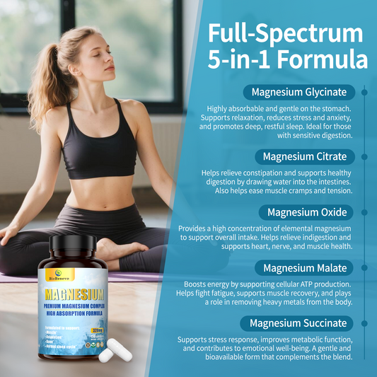 The Mighty Five: Why Your Body Needs These 5 Types of Magnesium