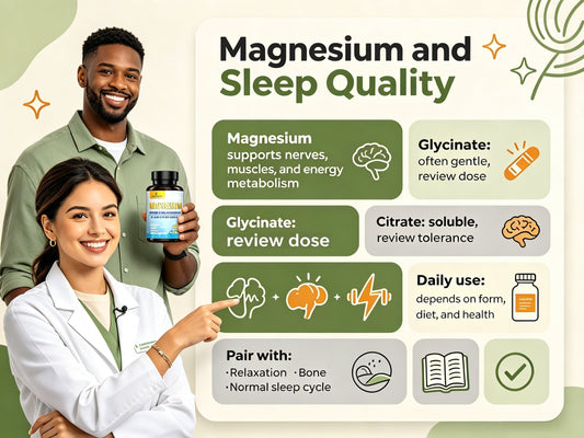 Magnesium and Sleep Quality: Benefits, Safety, and Nightly Use