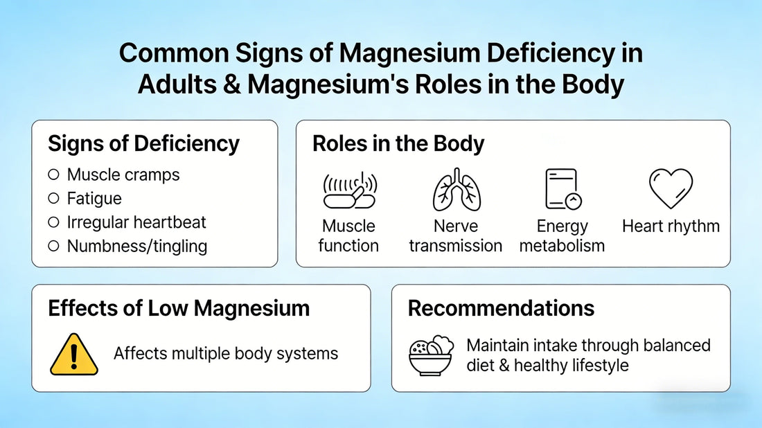 Signs of Low Magnesium in Adults: What Your Body May Be Trying to Tell You