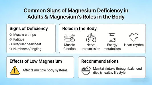 Signs of Low Magnesium in Adults: What Your Body May Be Trying to Tell You