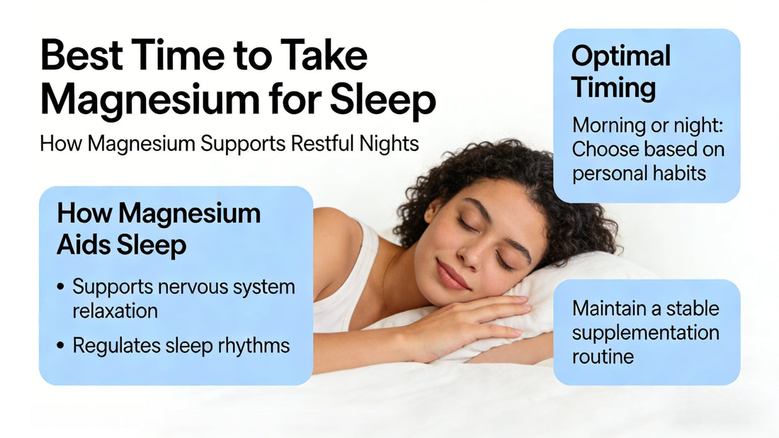 Best Time to Take Magnesium for Sleep: Morning or Night?