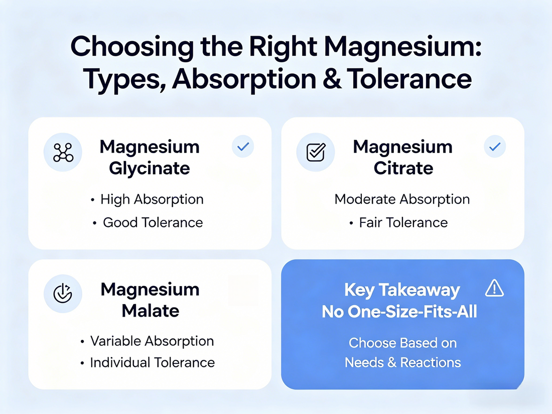 Types of Magnesium Explained: Understanding the Differences and Choosing What Fits You