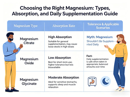Difference Between Magnesium Forms: What You Need to Know Before Choosing