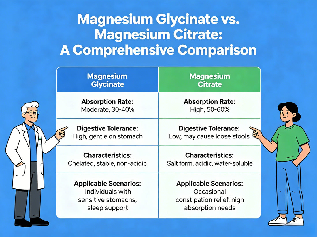 Magnesium Glycinate vs Citrate: Understanding the Differences and Choosing the Right Option