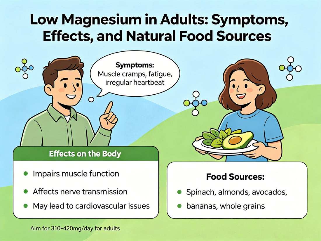 Signs of Low Magnesium in Adults: Understanding the Symptoms and Supporting Healthy Magnesium Intake
