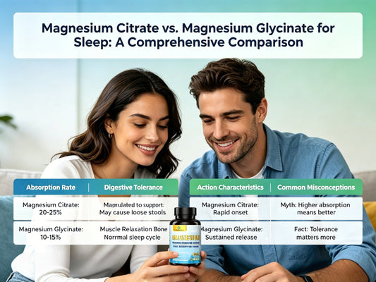 Magnesium Citrate vs Glycinate for Sleep: Understanding the Differences and What to Expect
