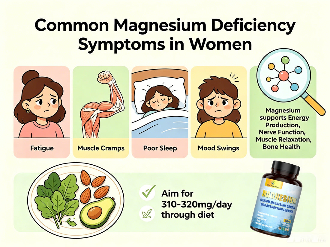 Symptoms of Magnesium Deficiency in Women: What Low Magnesium May Feel Like