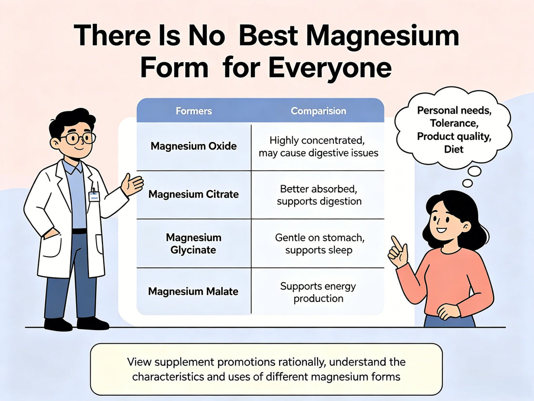 Difference Between Magnesium Forms: Understanding the Types and How They Compare