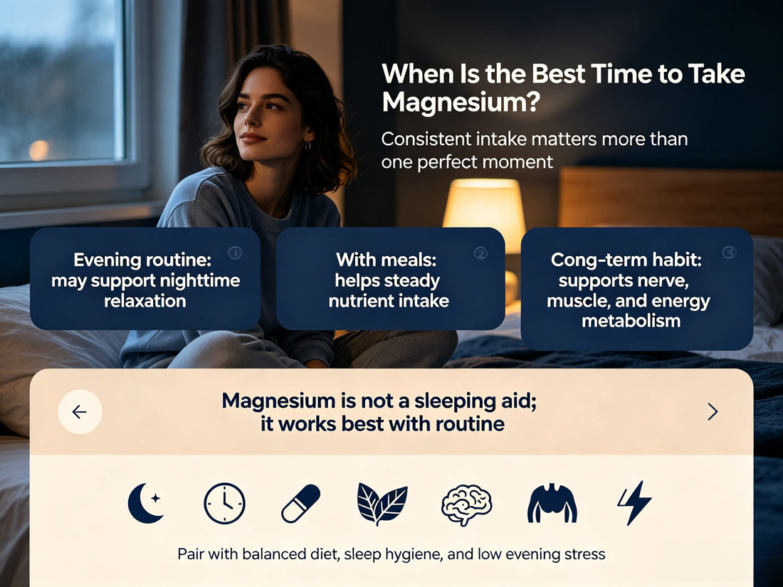 Magnesium Before Bed Benefits: What to Know About Evening Magnesium Supplements