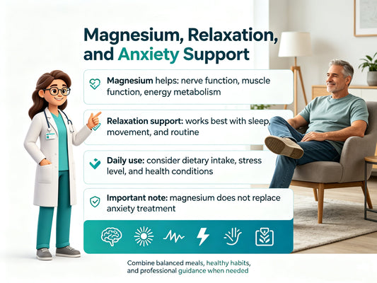 Magnesium and Nervous System Relaxation: What to Know About Daily Use and Anxiety