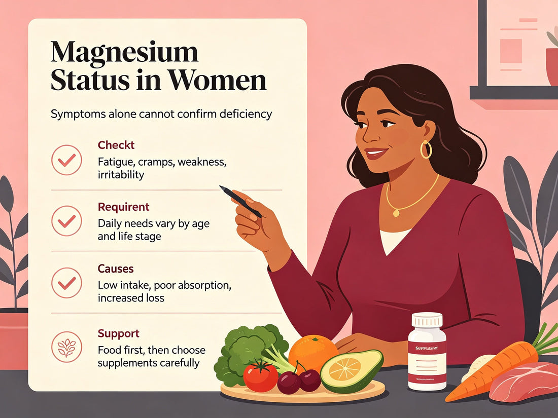 Symptoms of Magnesium Deficiency in Women: Signs, Causes, and What to Know