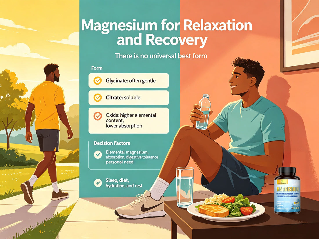 Best Magnesium for Relaxation and Recovery: Which Form Is Right for You?