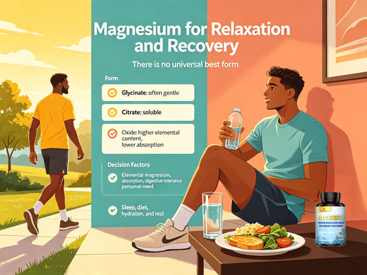 Best Magnesium for Relaxation and Recovery: Which Form Is Right for You?